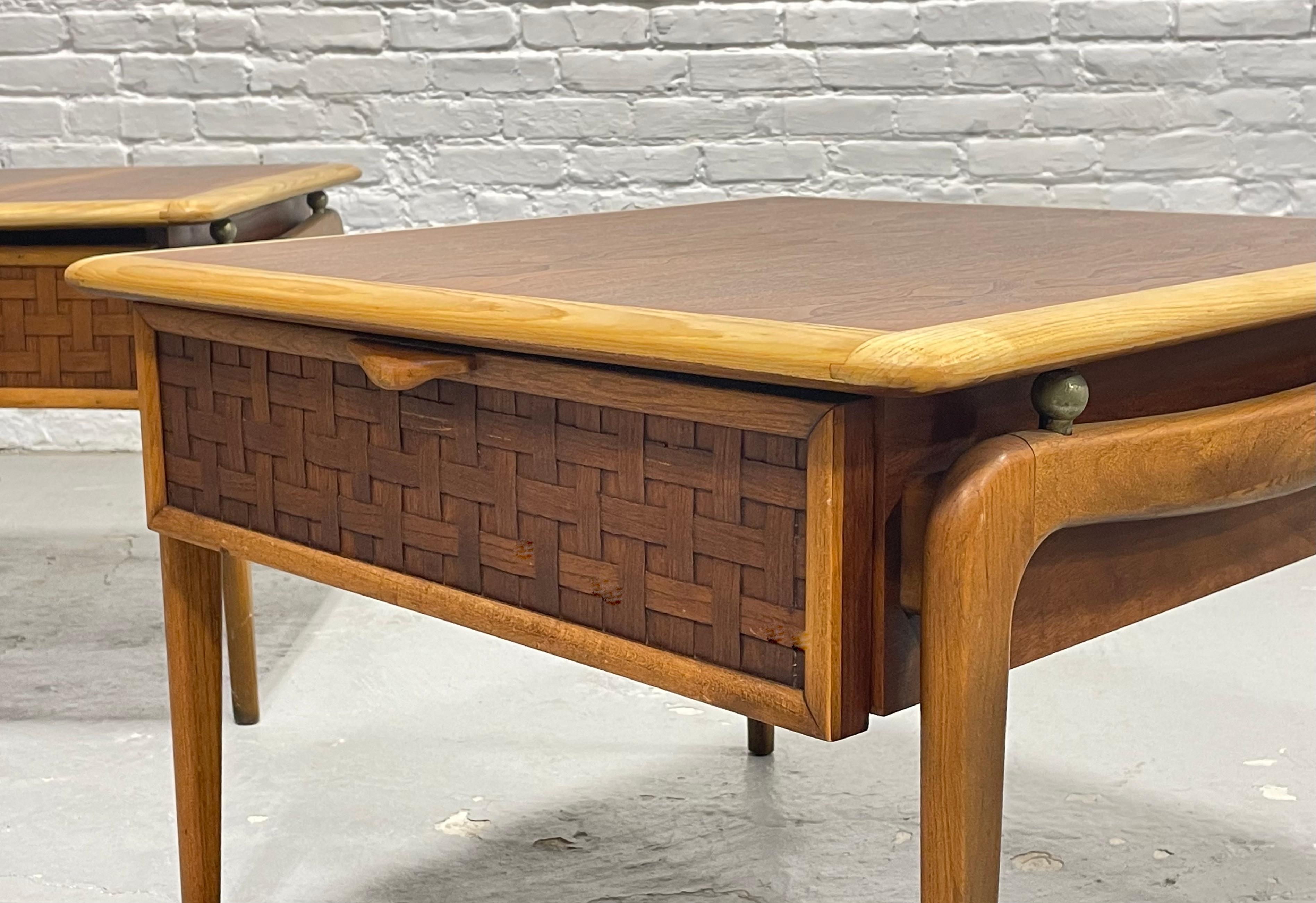 Tavolini in noce e quercia del Mid Century Modern - Lane's Perception di Warren Church in vendita 1