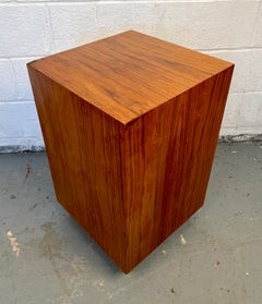 Mid-Century Modern Walnut Pedestal