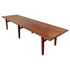 Mid-Century Modern Walnut Platform Coffee Table, Widdicomb-Style, c. 1960s