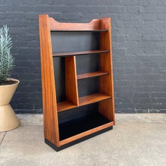 Mid-Century Modern Walnut Pyramid Bookcase by Merton Gershun for Dillingham
