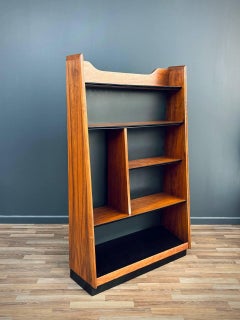 Mid-Century Modern Walnut Pyramid Bookcase by Merton Gershun for Dillingham