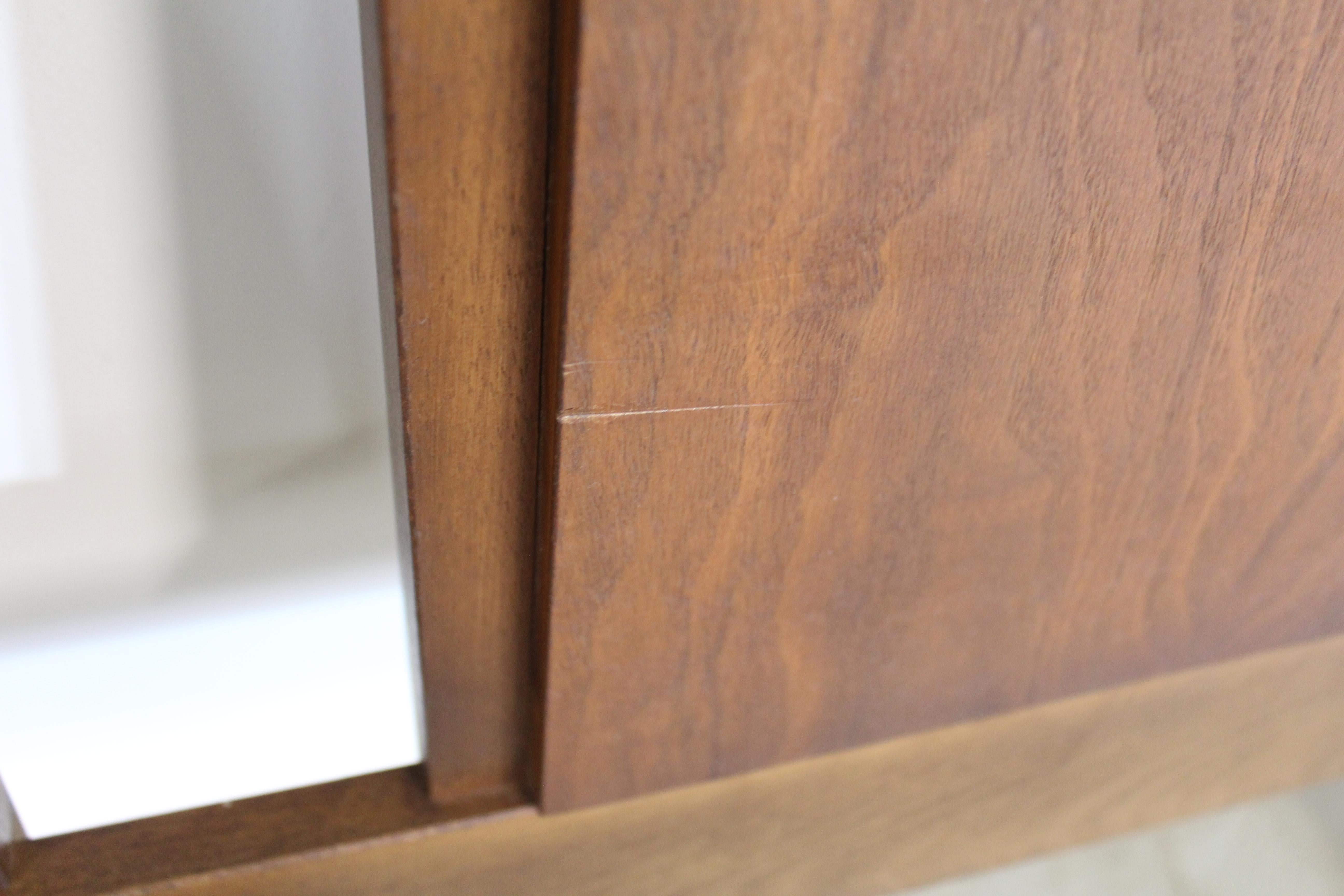 Mid-Century Modern Walnut Queen/ Full Size Headboard 4