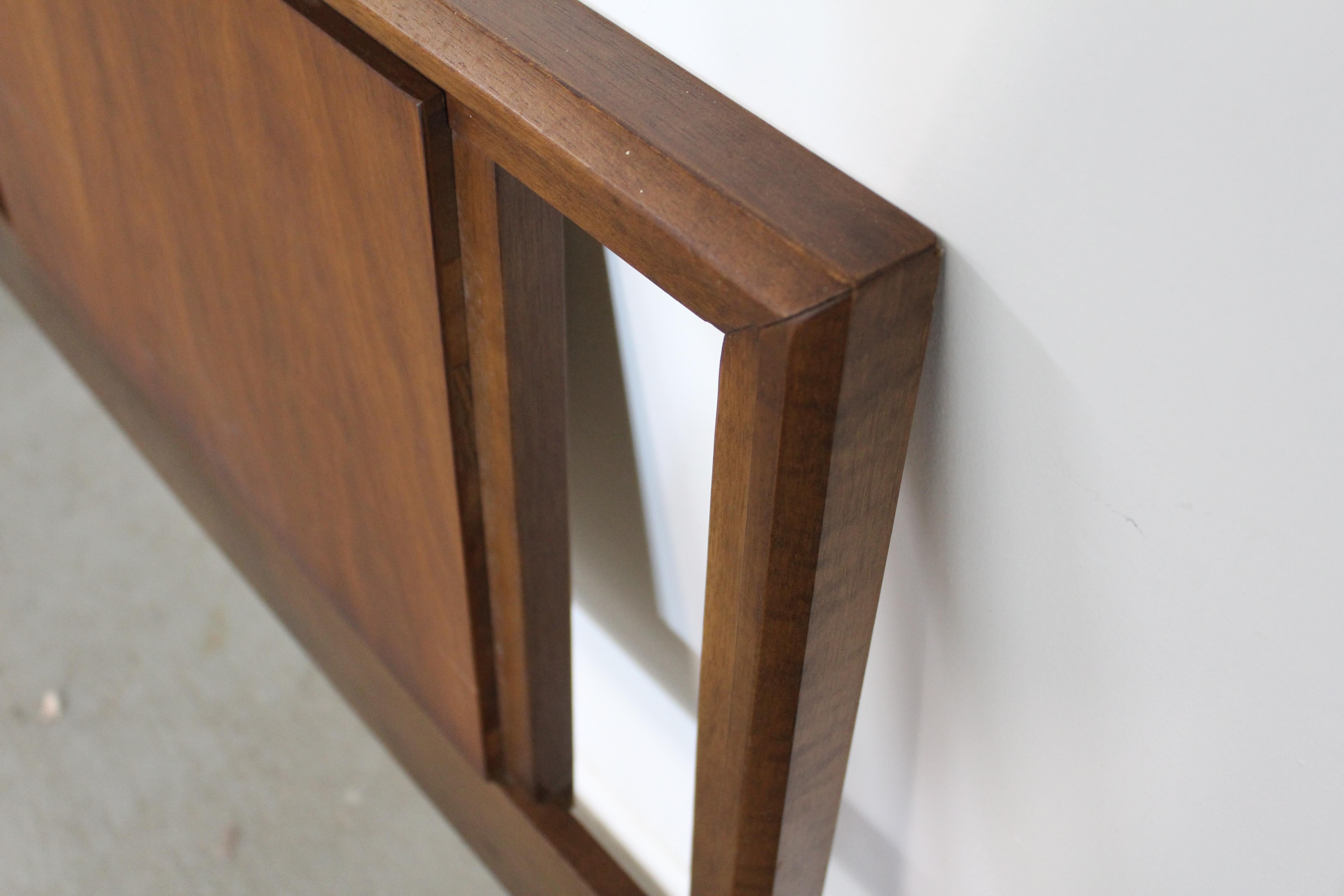 Mid-Century Modern Walnut Queen/ Full Size Headboard 1