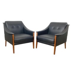 Mid-Century Modern Walnut Queen Headboard with Vertical Slat Design