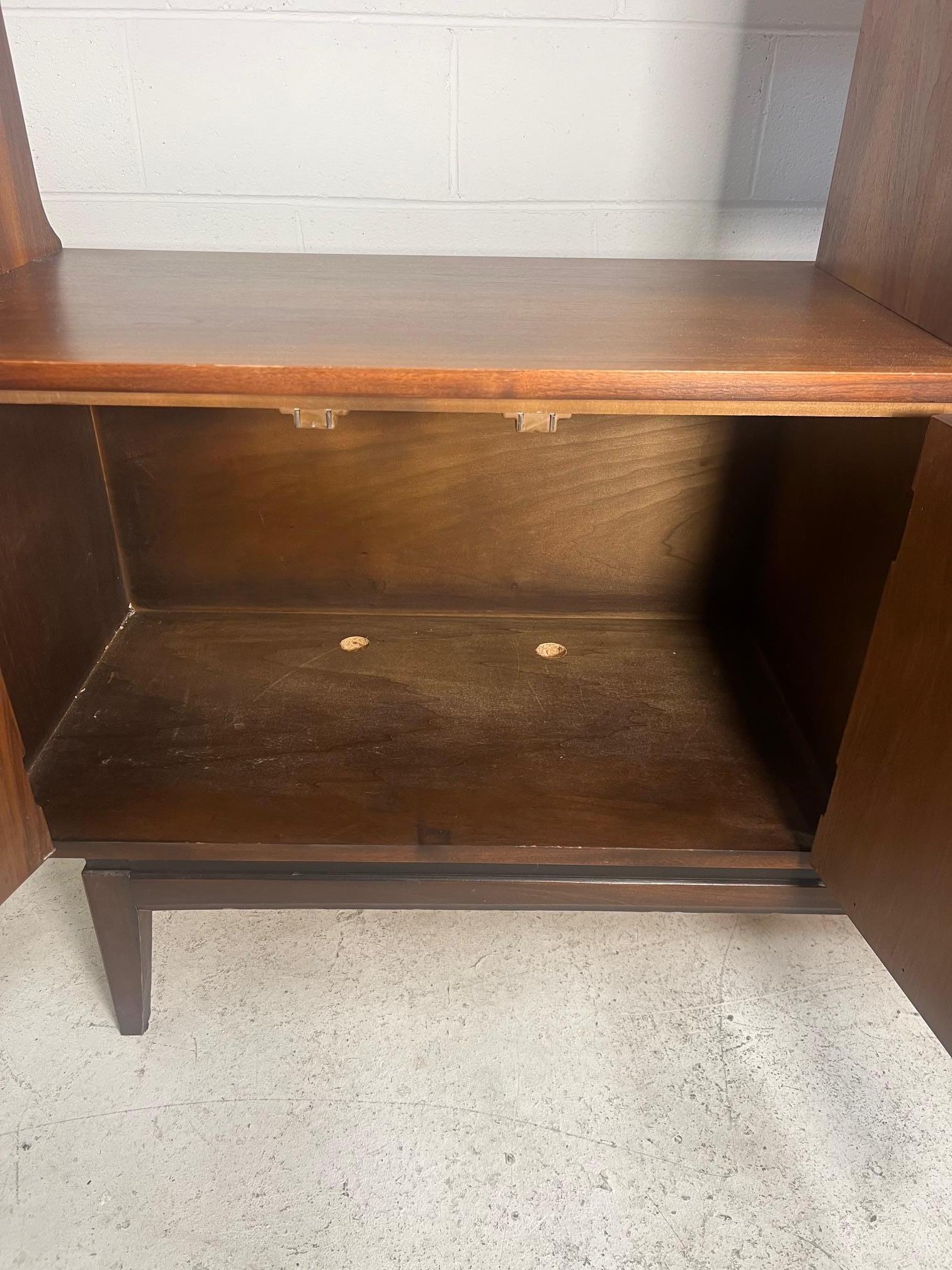 Mid-Century Modern Mid Century Modern Walnut Room Divider By J.B. Van Sciver Free Standing