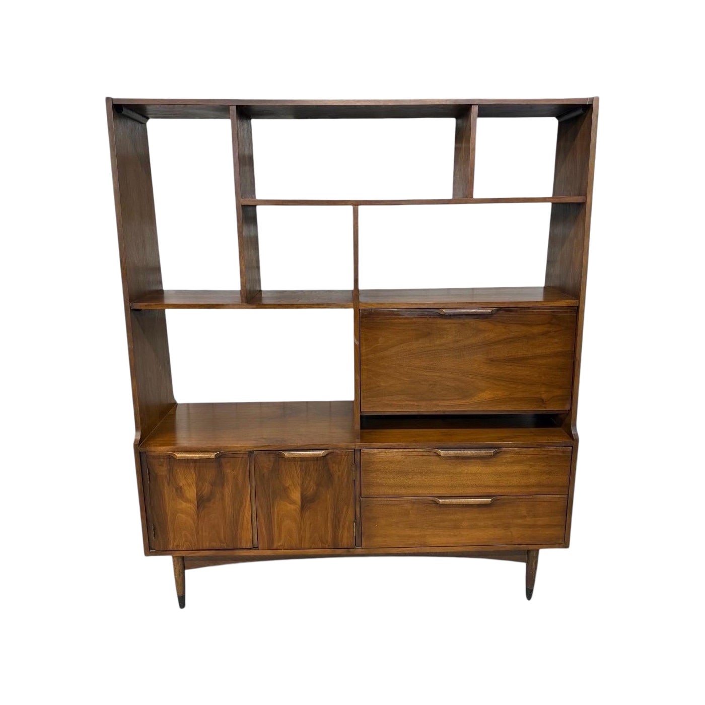 Mid-Century Modern Walnut Room Divider