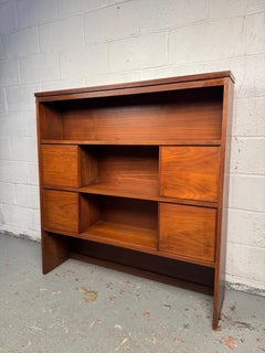 Mid-Century Modern Walnut Shelf and Sideboard Topper