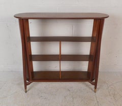 Mid-Century Modern Walnut Shelf or Telephone Table
