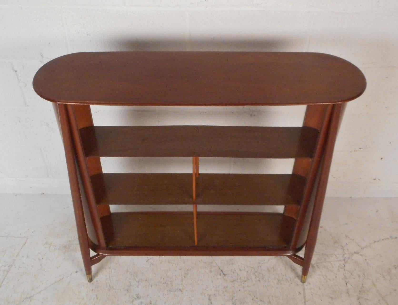 walnut telephone table