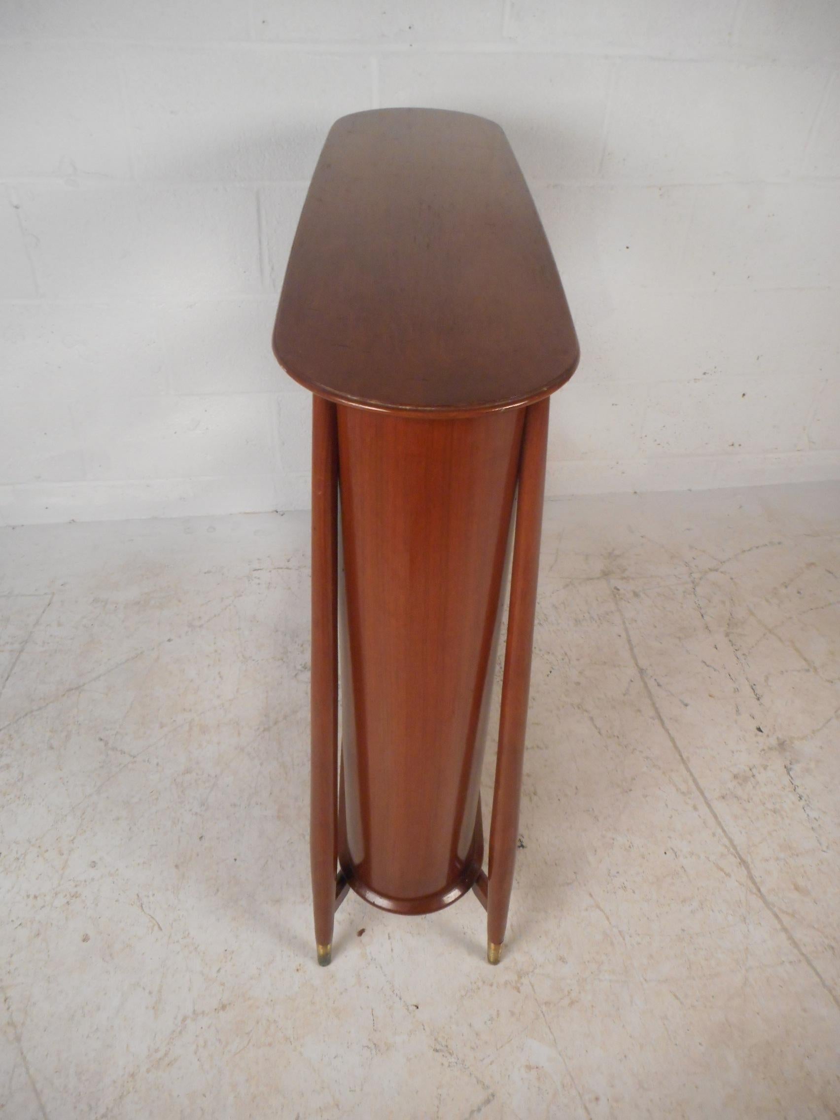mid century modern telephone table