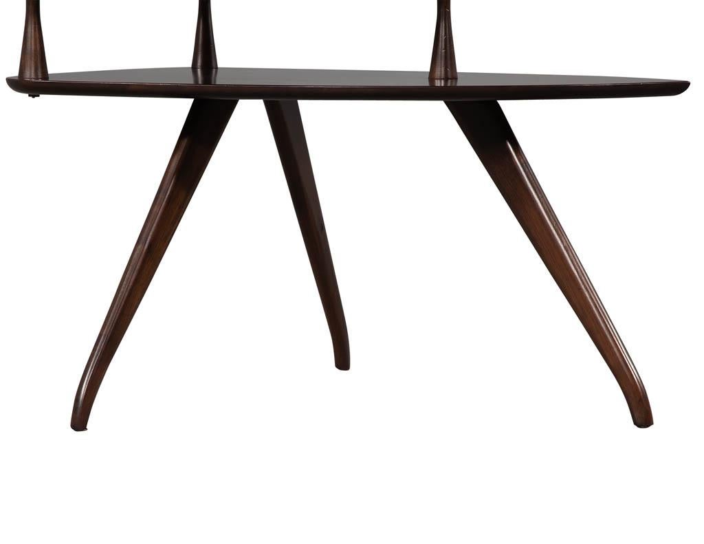 Mid-Century Modern Walnut Side Table For Sale 4