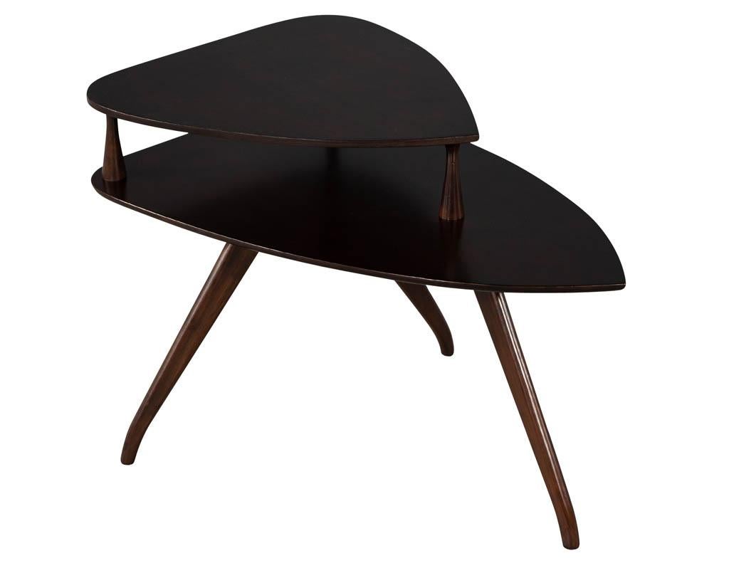 Mid-20th Century Mid-Century Modern Walnut Side Table For Sale