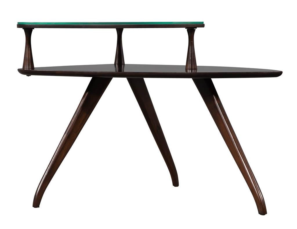 Mid-Century Modern Walnut Side Table For Sale 3