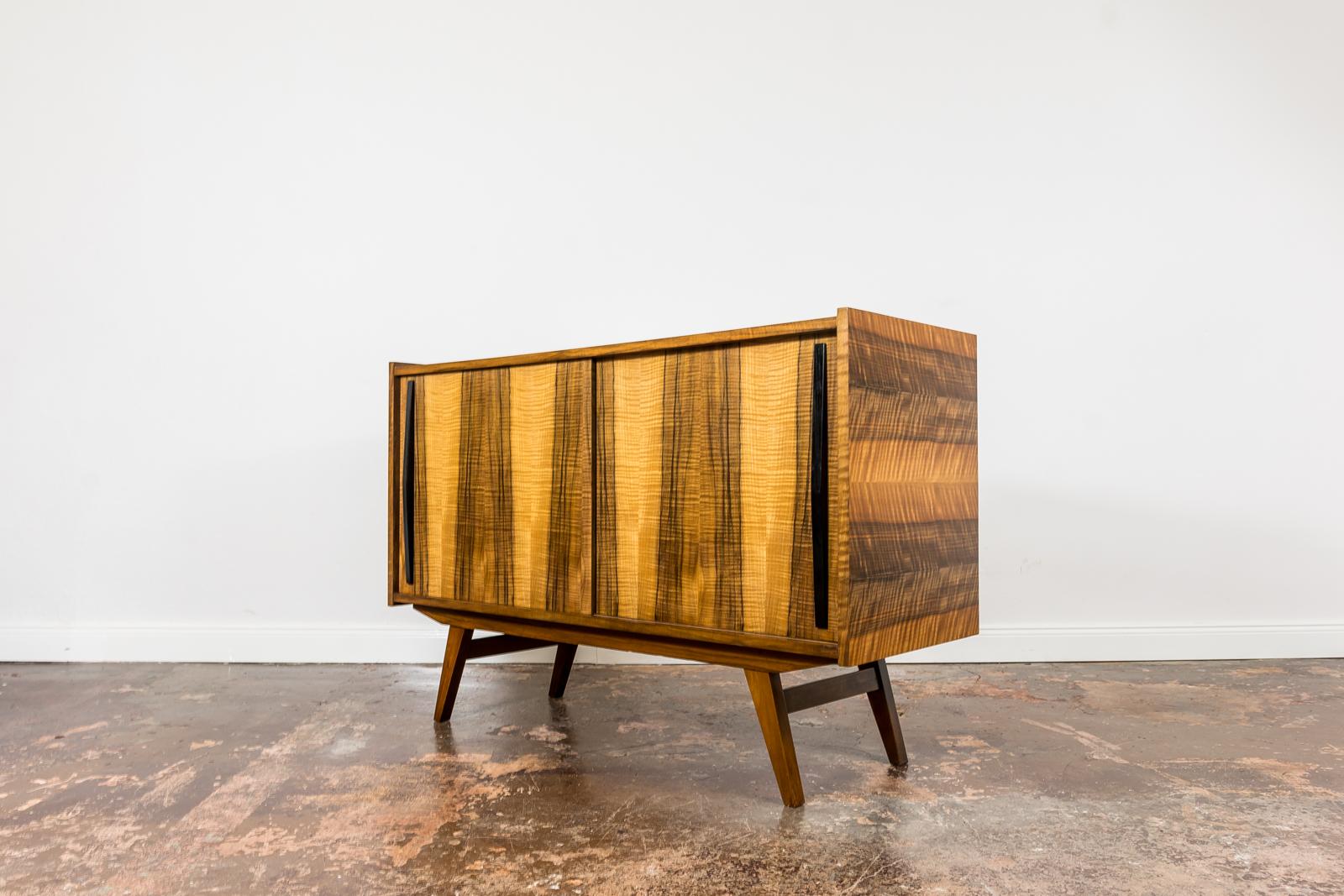 20th Century Mid Century Modern Walnut Sideboard, 1960's For Sale