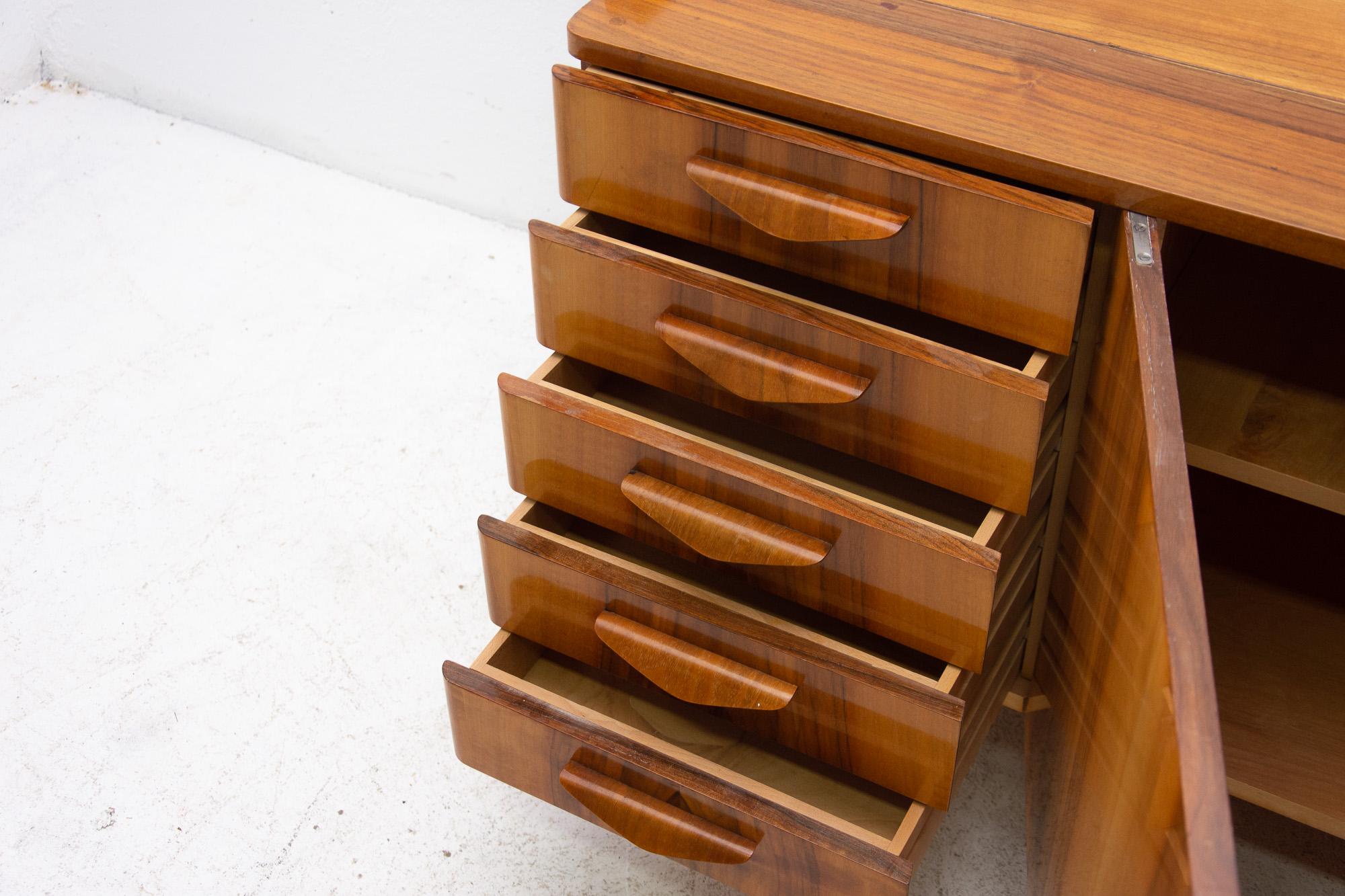 Mid-Century Modern Walnut Sideboard by František Jirák, 1960s, Czechoslovakia 5