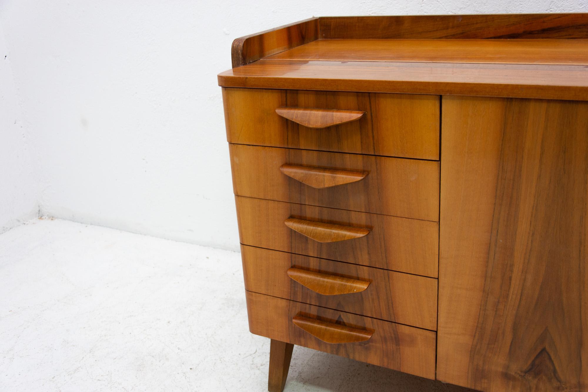 Mid-Century Modern Walnut Sideboard by František Jirák, 1960s, Czechoslovakia 10