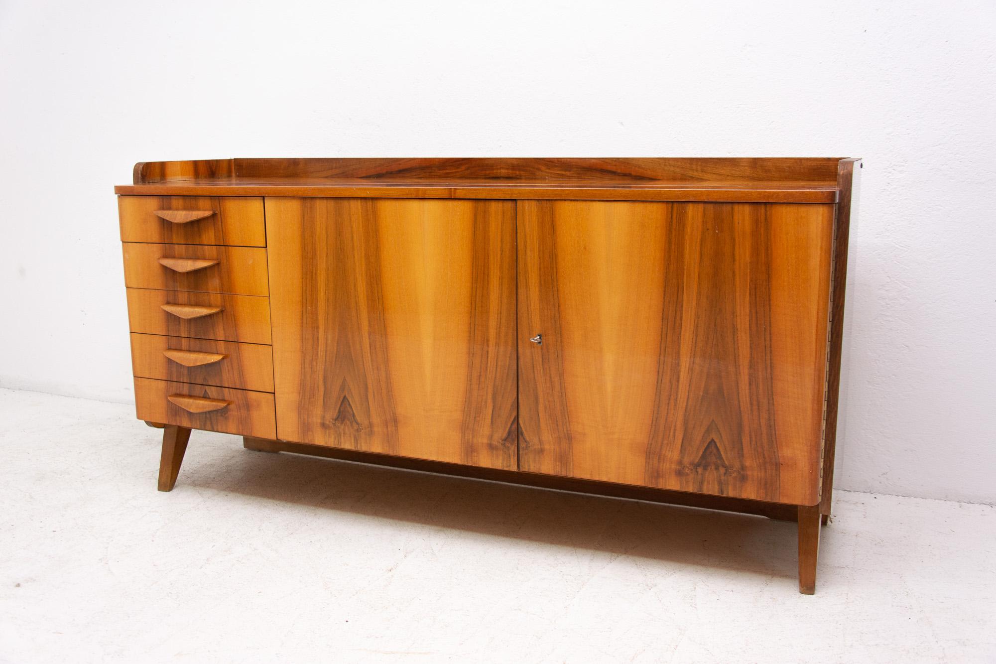 20th Century Mid-Century Modern Walnut Sideboard by František Jirák, 1960s, Czechoslovakia