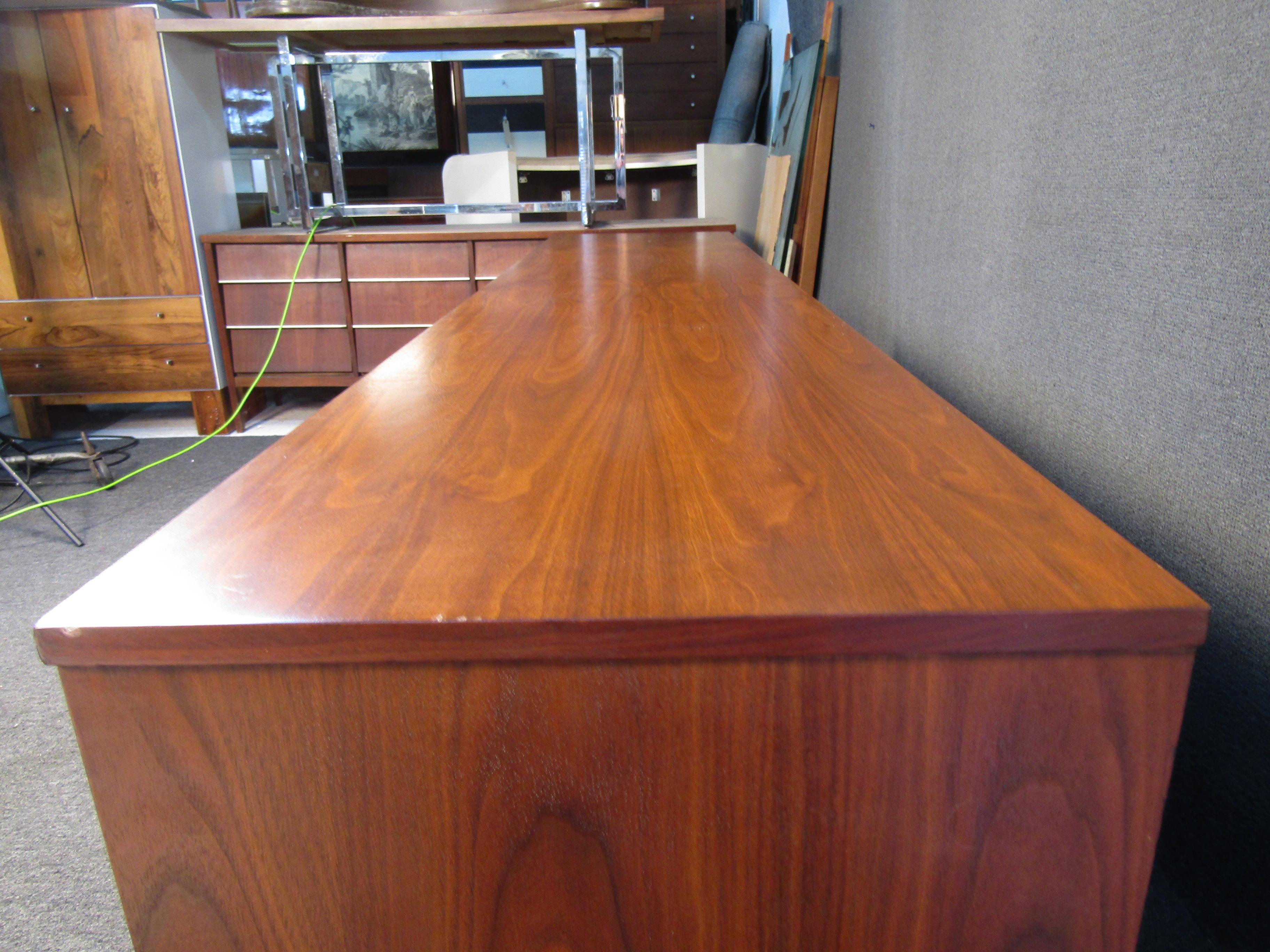 20th Century Mid-Century Modern Walnut Sideboard