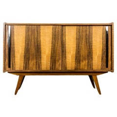 Vintage Mid Century Modern Walnut Sideboard from Slupskie Fabryki Mebli, 1960's