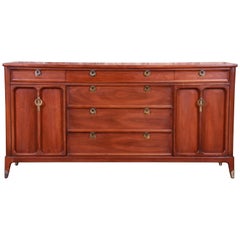 Mid-Century Modern Walnut Sideboard or Credenza by White Furniture, circa 1960s