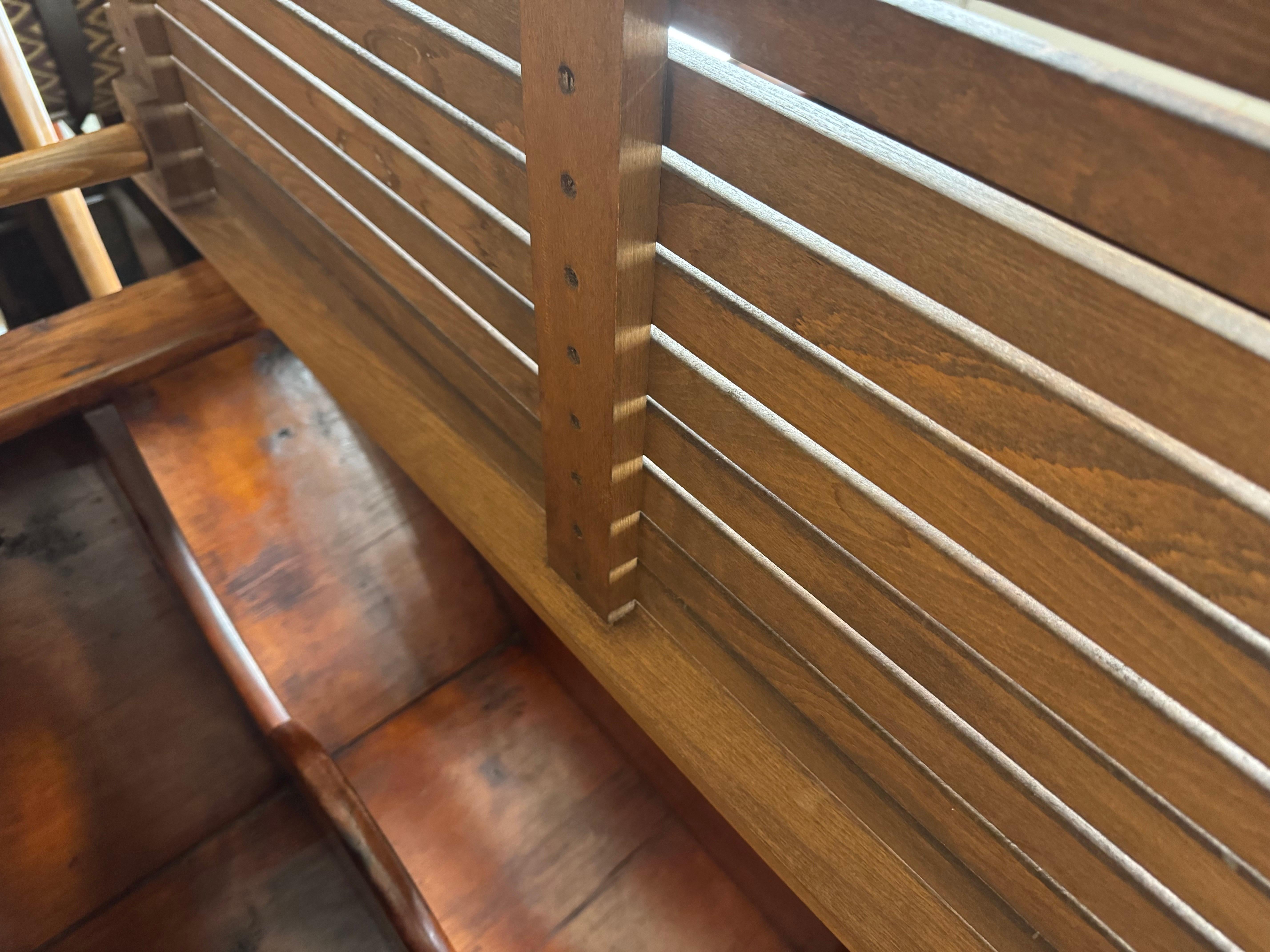 Mid-Century Modern Walnut Slat 60