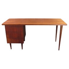 Vintage Mid-Century Modern Walnut Small Desk by Ben Thompson for Design Research