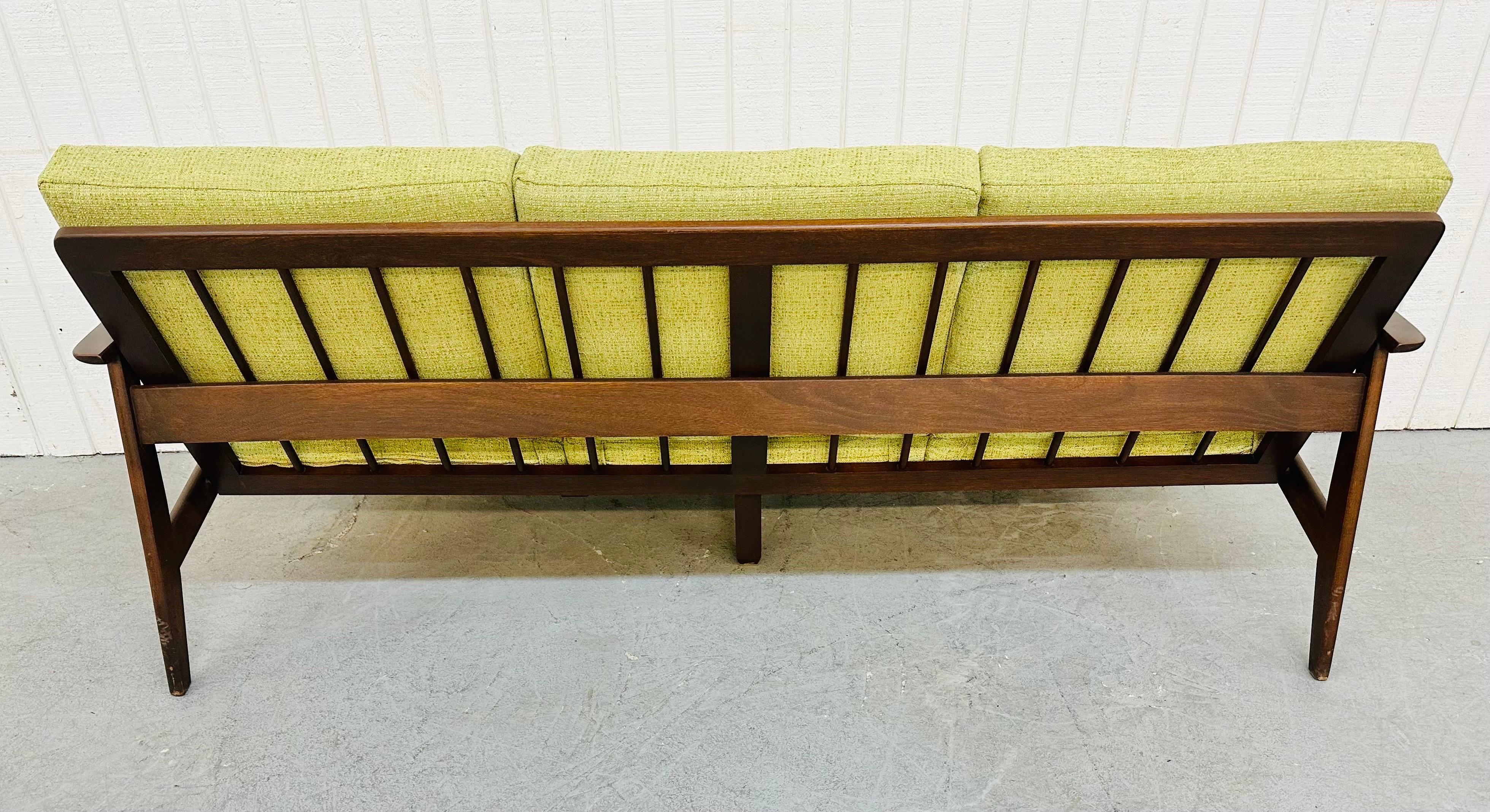 Mid-20th Century Mid-Century Modern Walnut Sofa