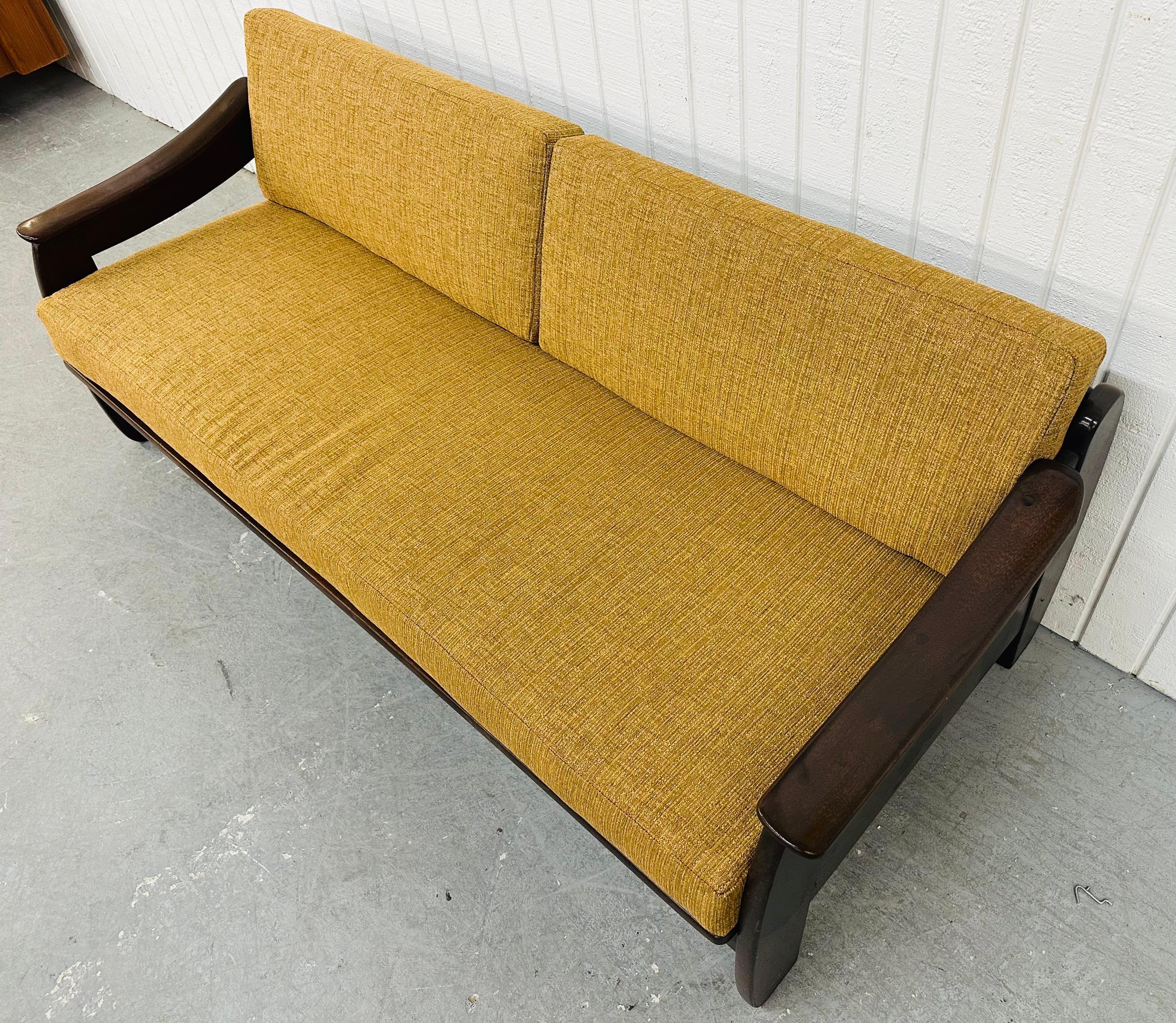 20th Century Mid-Century Modern Walnut Sofa