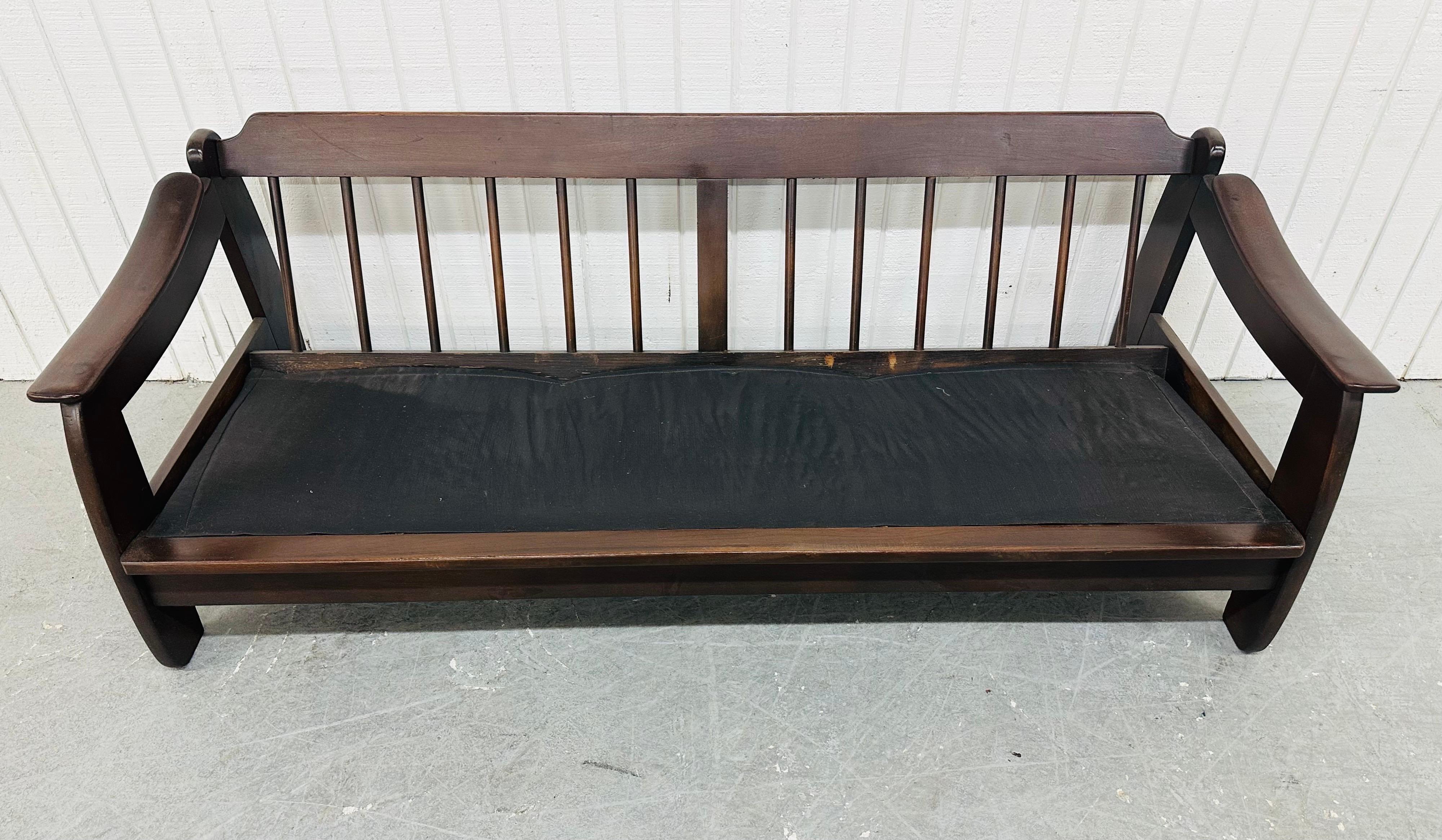 Mid-Century Modern Walnut Sofa 1