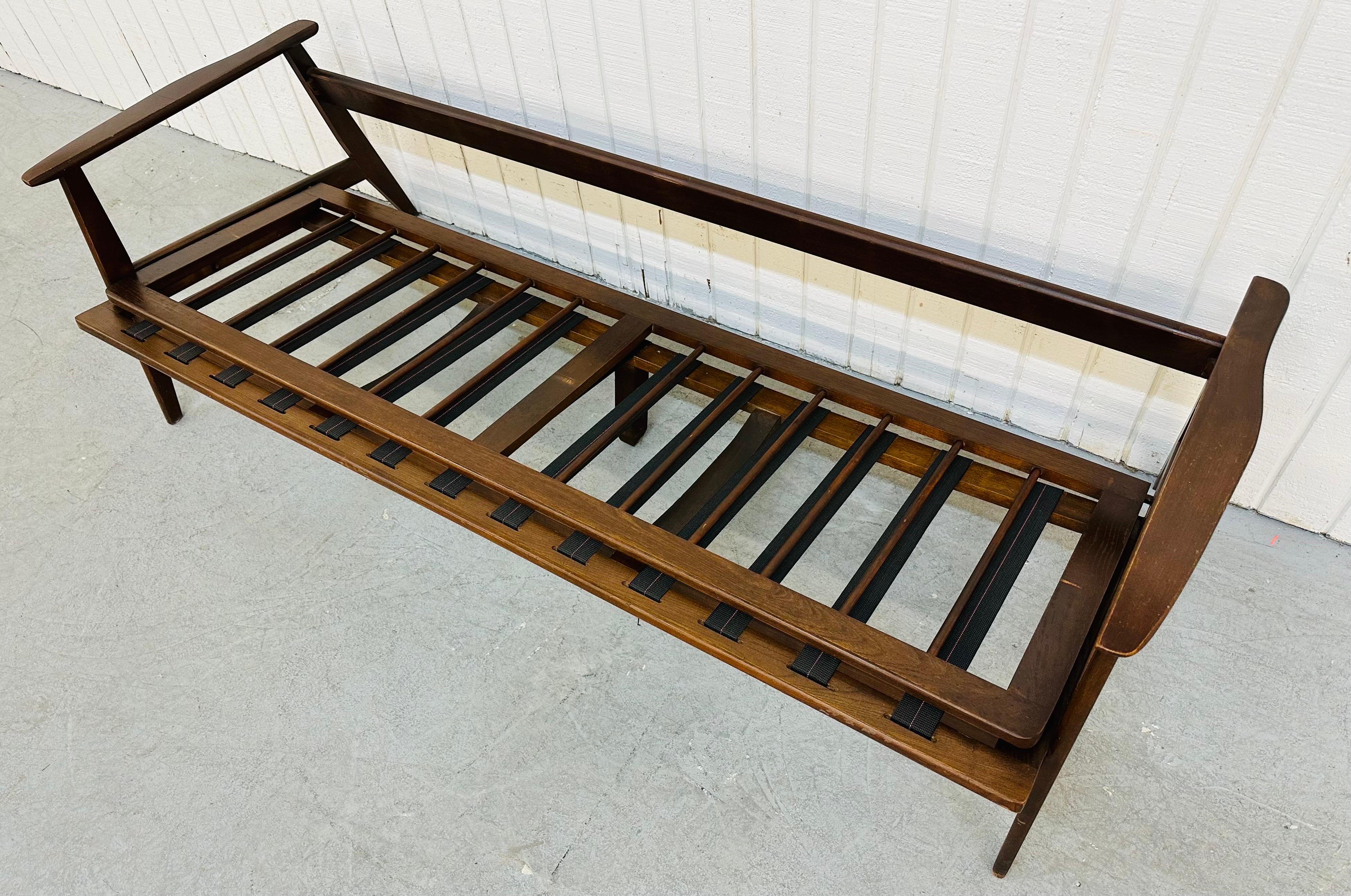 Mid-Century Modern Walnut Sofa 2