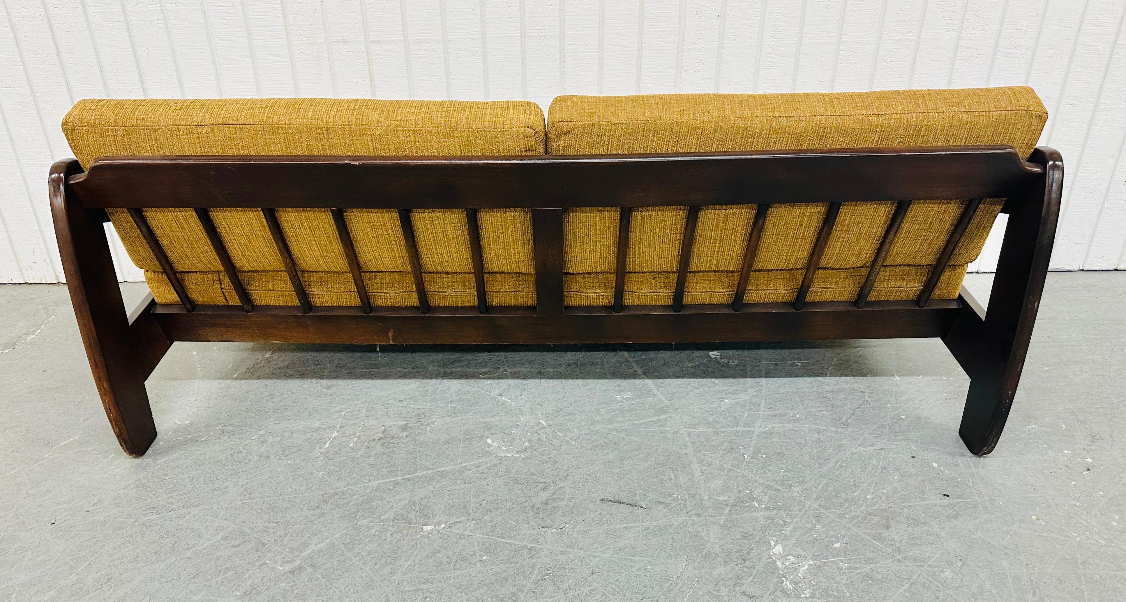 Mid-Century Modern Walnut Sofa 2