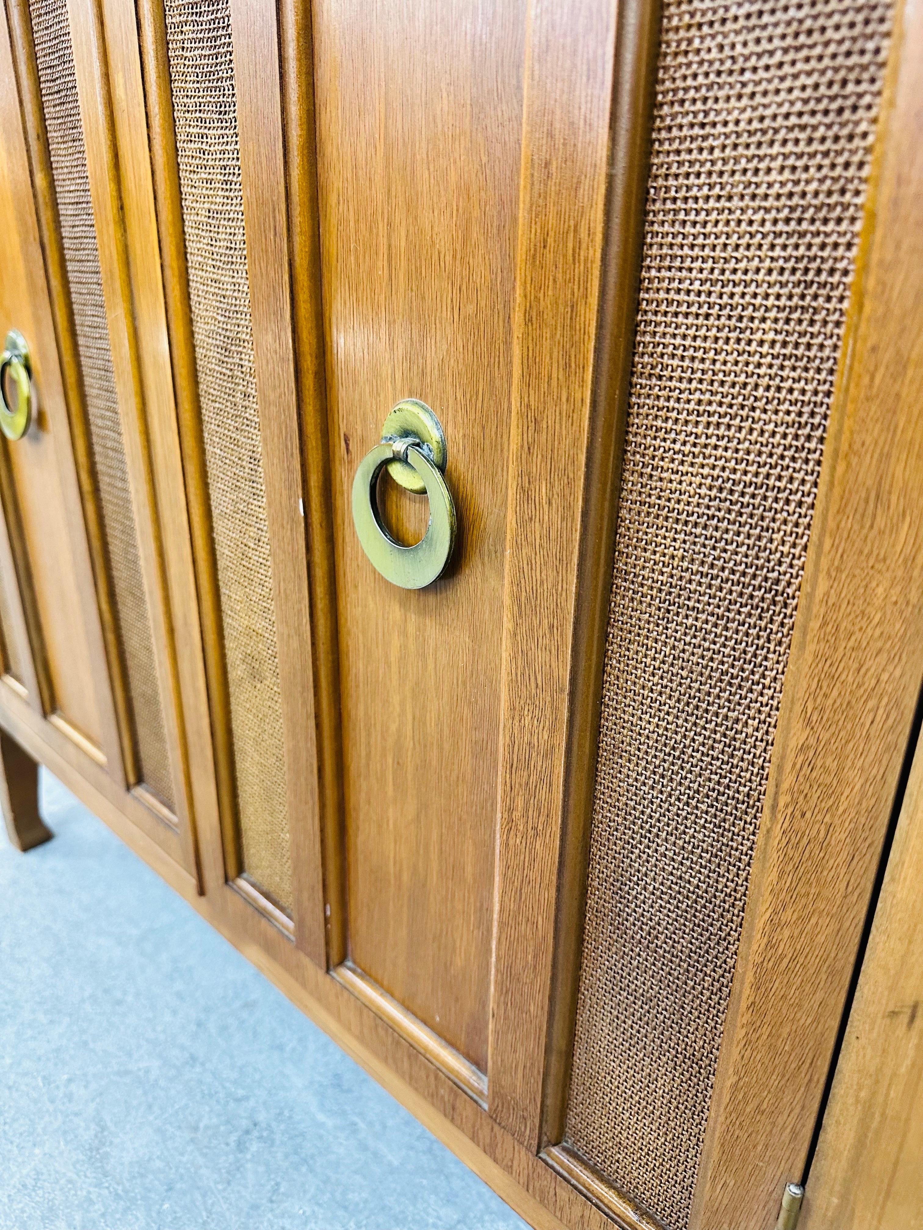Mid-Century Modern Walnut Storage Cabinet 1