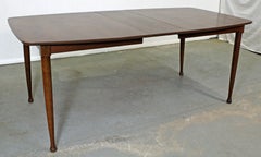 Mid-Century Modern Walnut Surfboard Dining Table