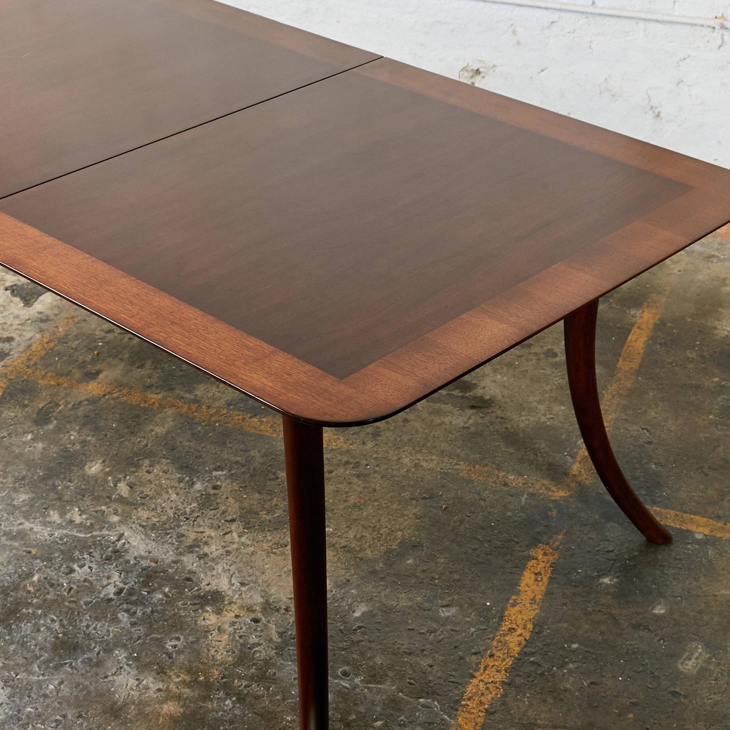 American Mid-Century Modern Walnut Table Designed by Robsjohn Gibbings for Widdicomb For Sale