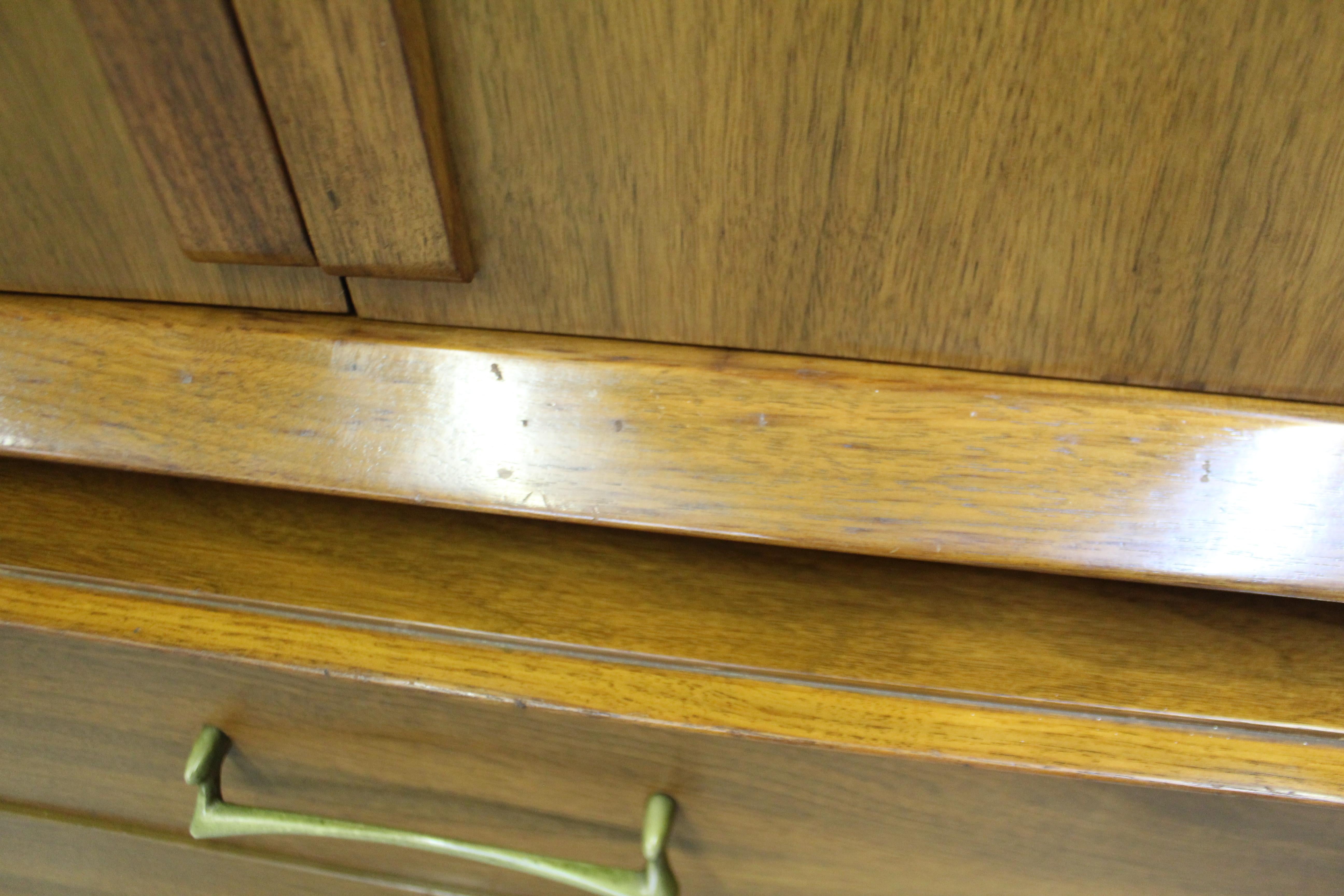 Mid-Century Modern Walnut Tall Chest of Drawers/Dresser 4