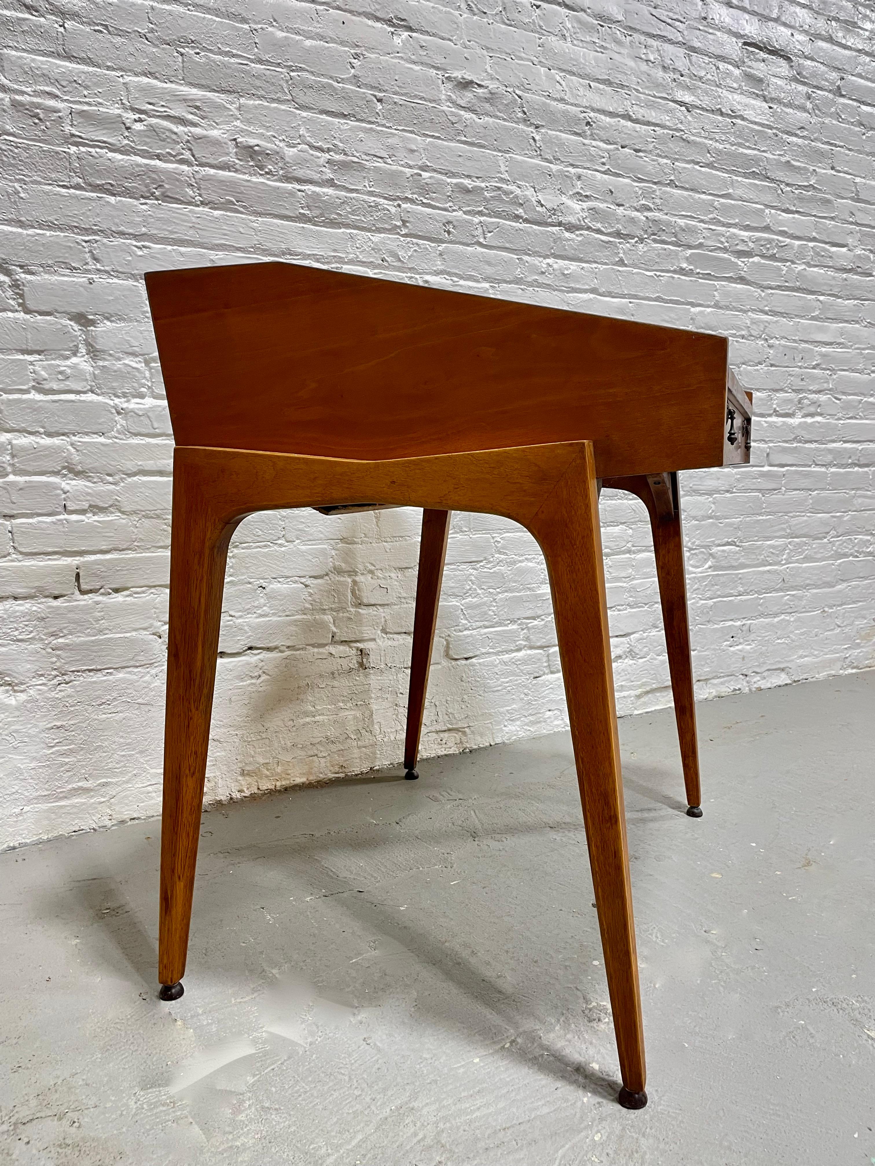 Mid-20th Century Mid Century MODERN WALNUT Tambour DESK by John Van Koert for Drexel, c. 1960's