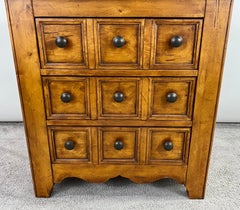 Mid-Century Modern Walnut Three Drawer Side, End Table or Nightstand by Hekman