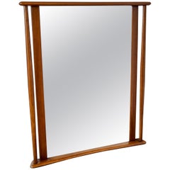 Mid-Century Modern Walnut Wall Mirror by Kent Coffey