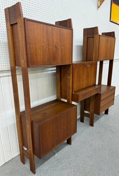 Mid-Century Modern Walnut Wall Unit