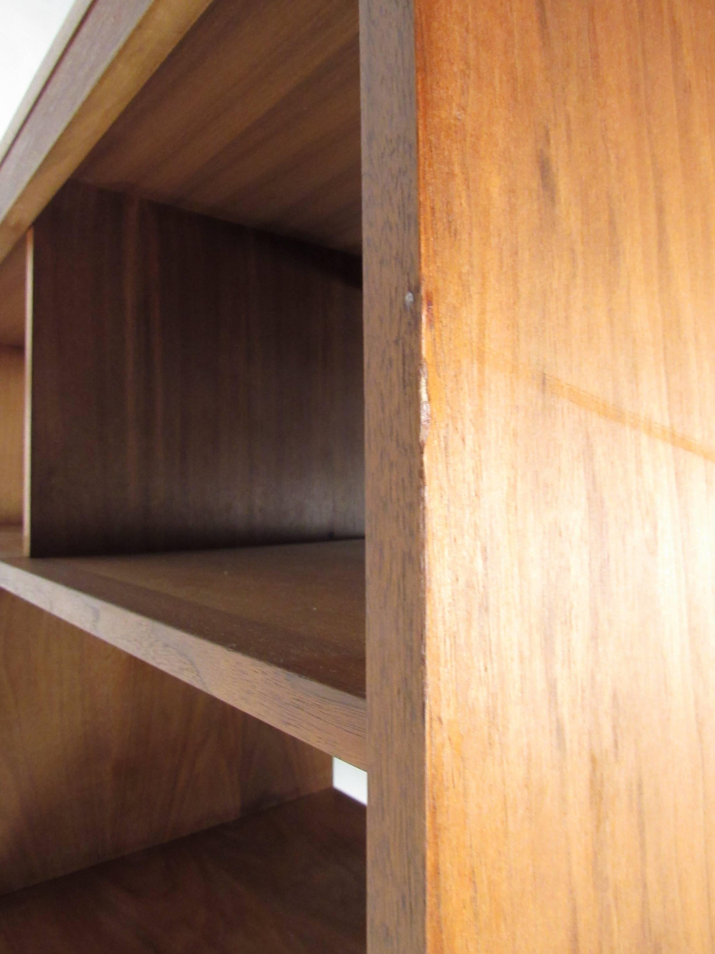 mid century room divider shelves