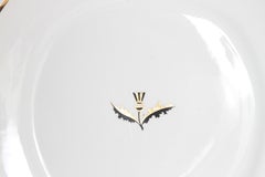 Mid-Century Modern Walter Dorwin Teague Conversation Plate, Taylor Smith Taylor