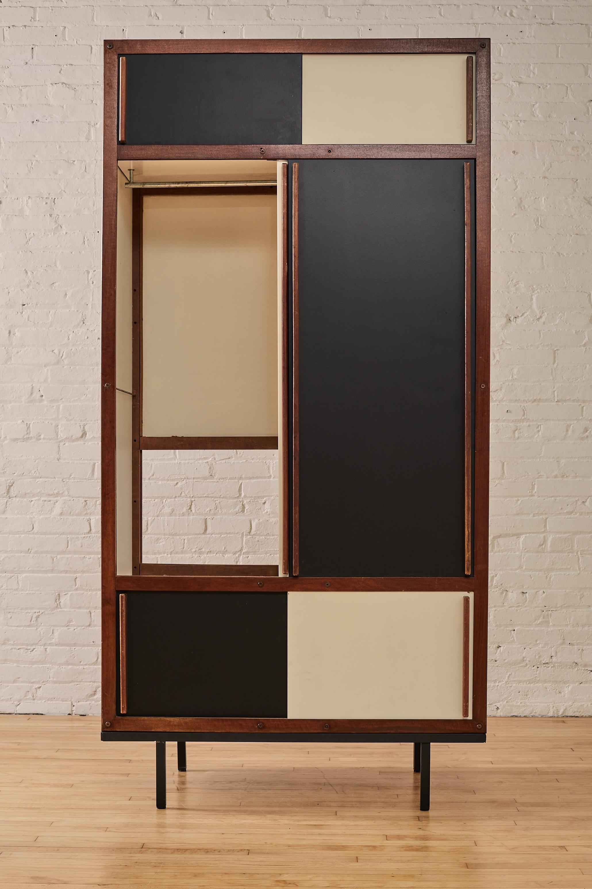Mid-Century Modern Cabinet by André Sornay in Mahogany