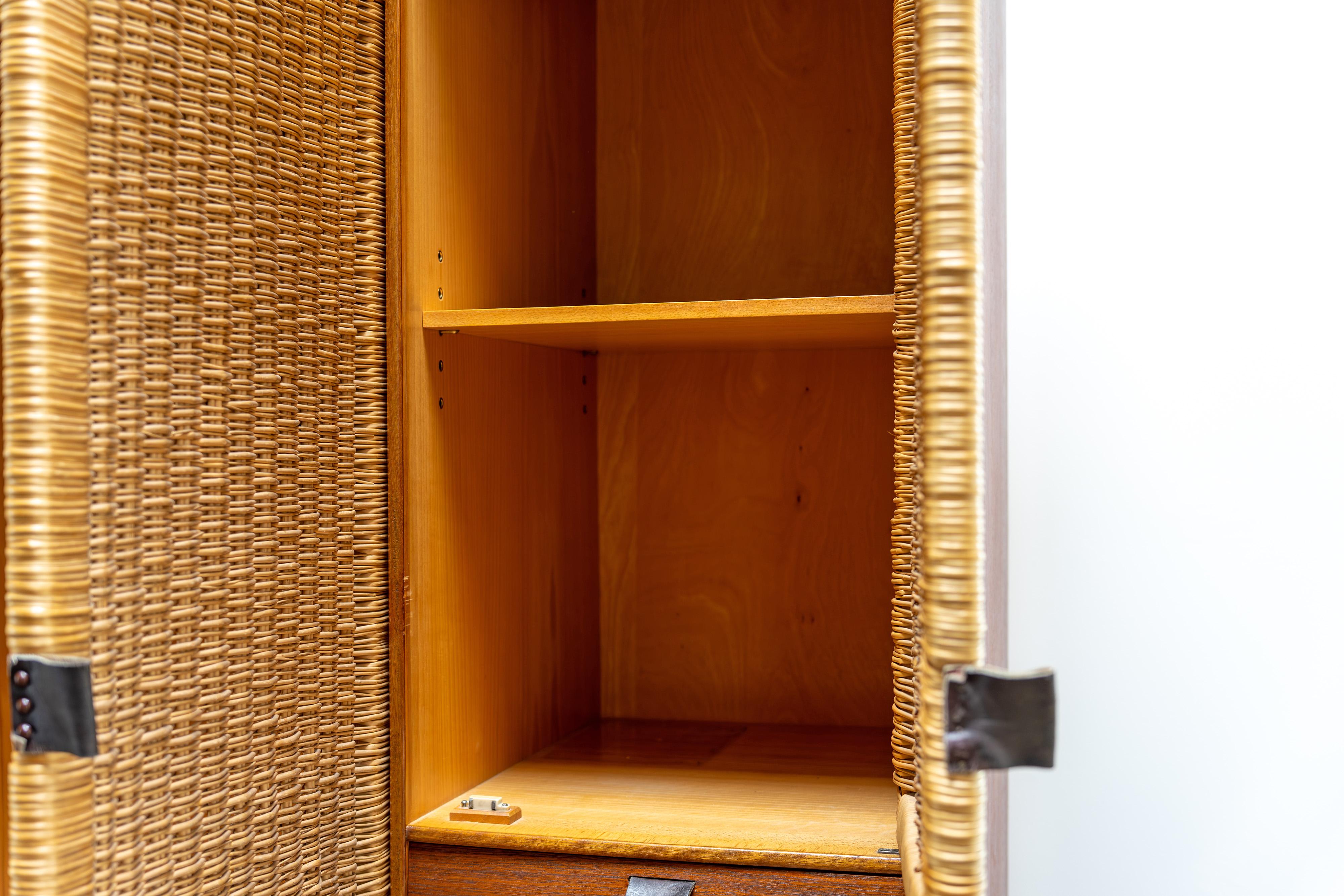 Mid Century Modern Wardrobe von Sebastian Muggenthaler Deutschland, Teak 1960s 5