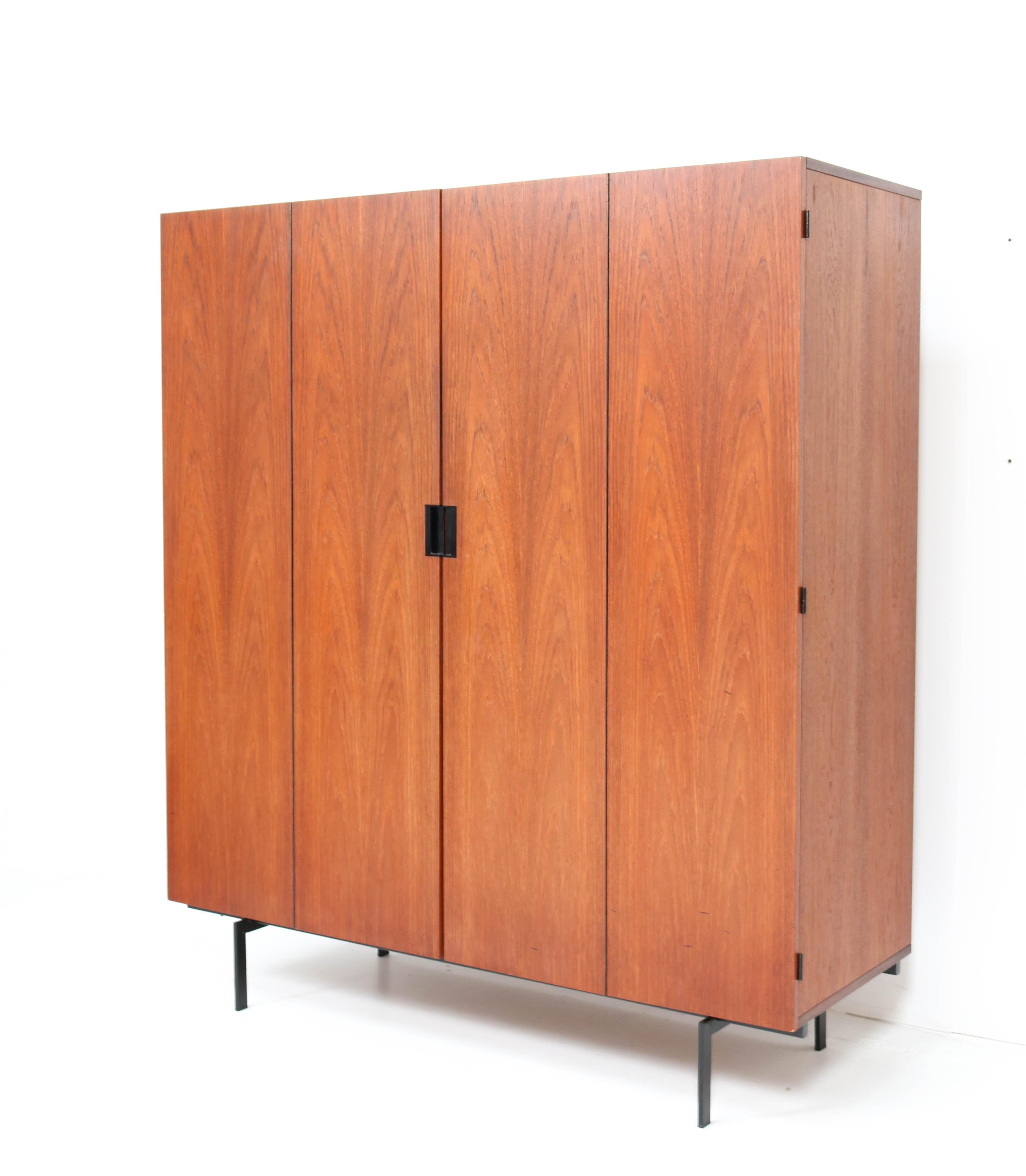 Mid-Century Modern Wardrobe Japanese Series KU14 by Cees Braakman for Pastoe In Good Condition In Amsterdam, NL