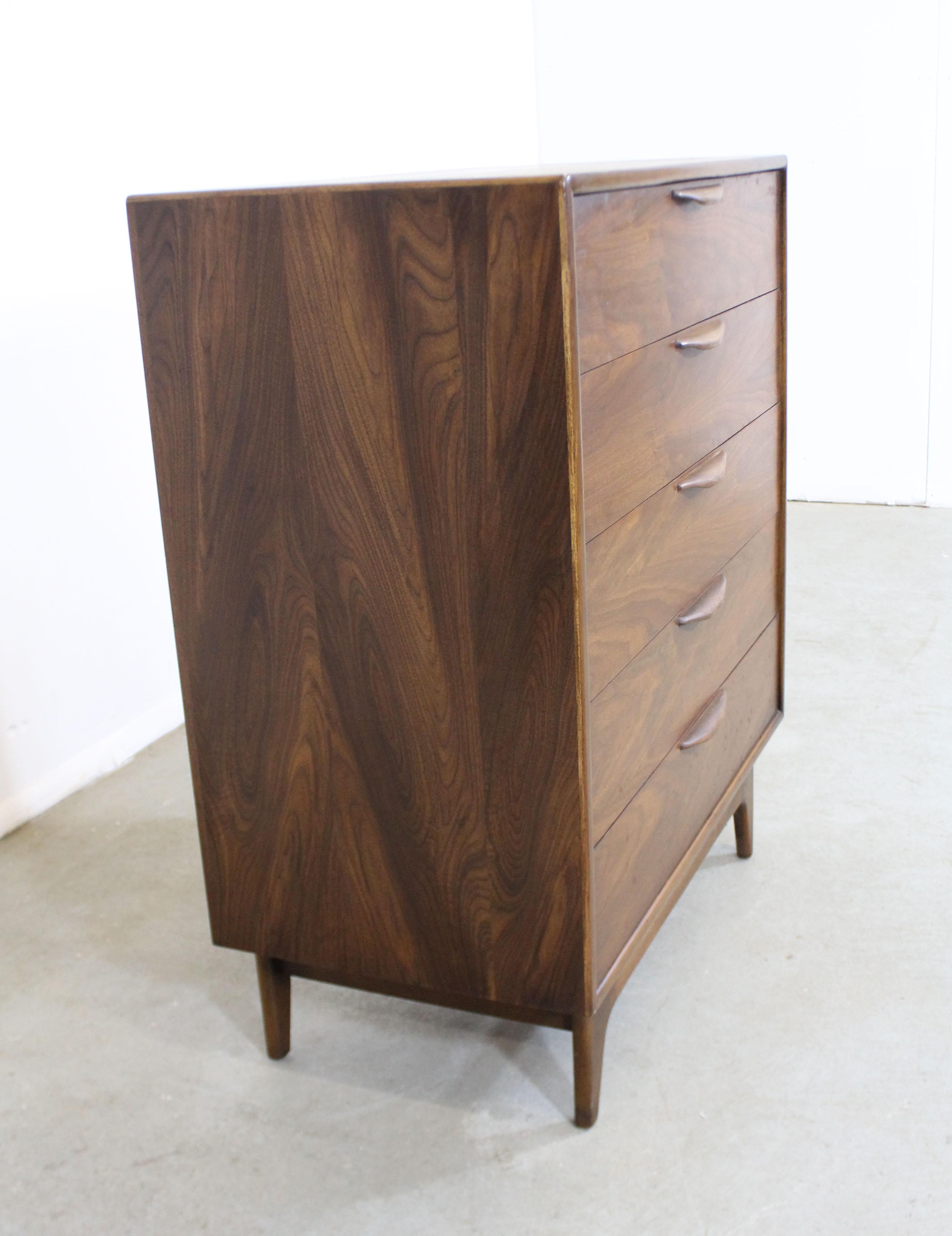 American Mid-Century Modern Warren Church for Lane Perception Tall Chest of Drawers
