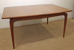 Mid-Century Modern Warren Church Lane Perception Extension Dining Table