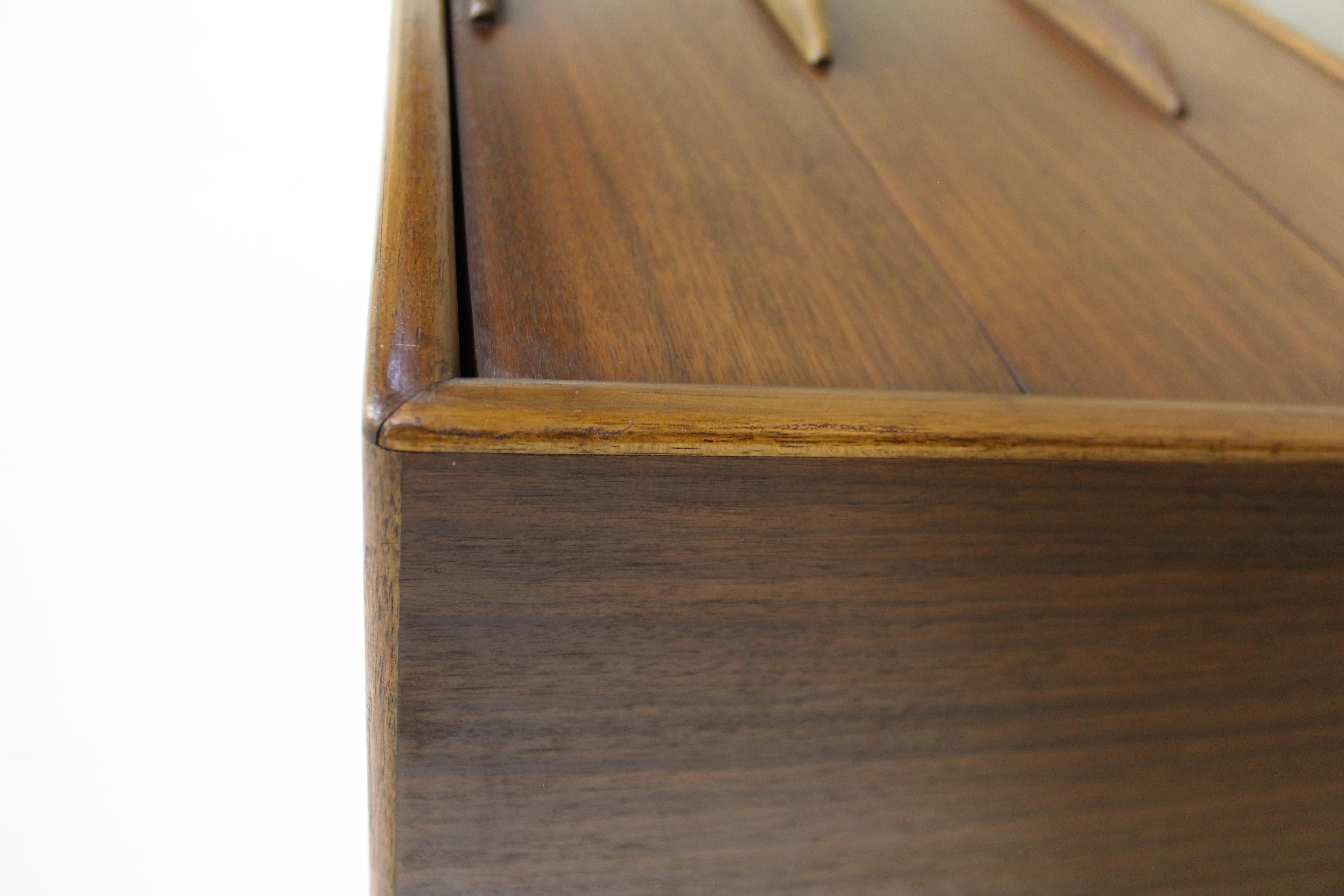 Mid-Century Modern Warren Church Lane Perception Triple Dresser Credenza 222-07 1