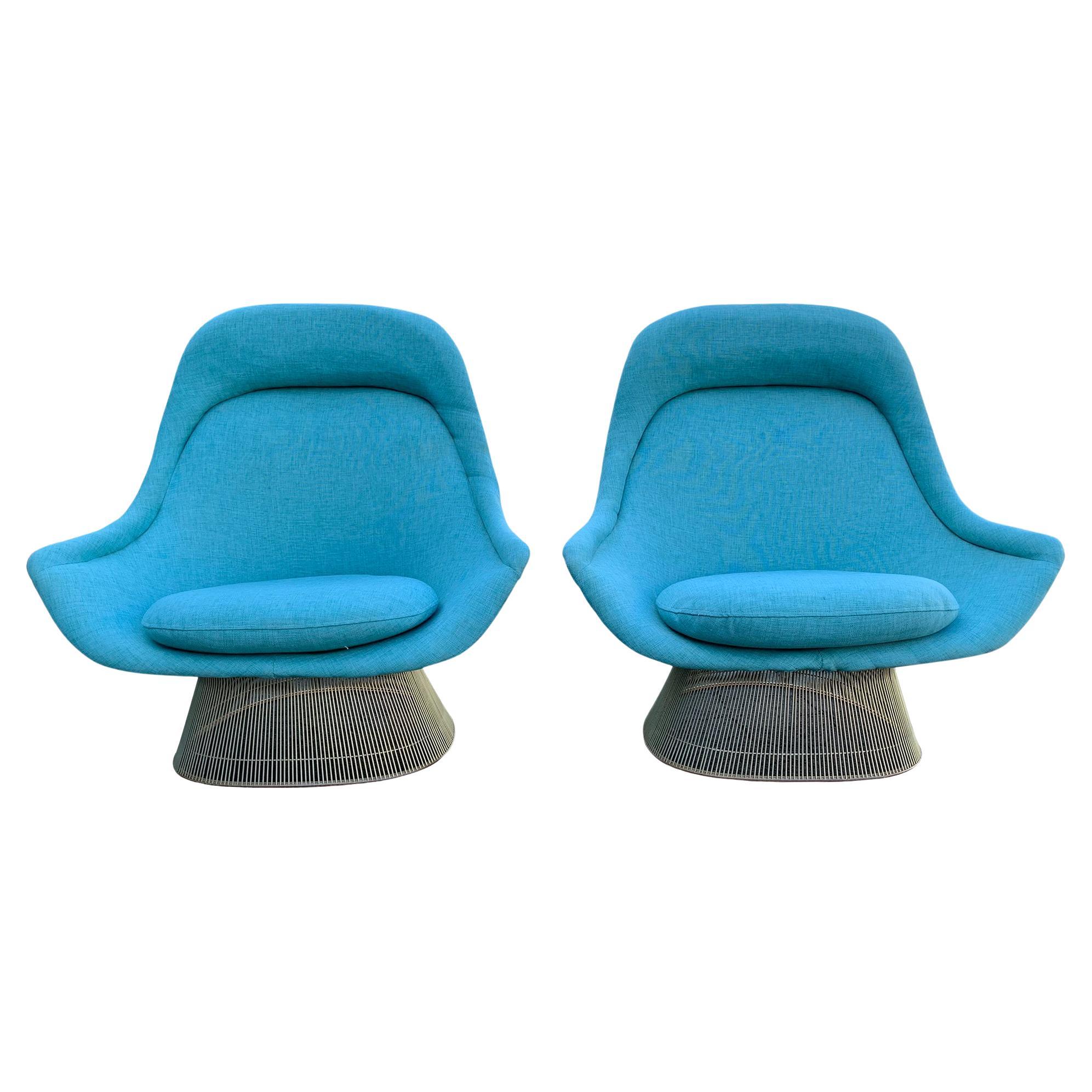 Mid-Century Modern Warren Platner Easy Chair, Pair For Sale