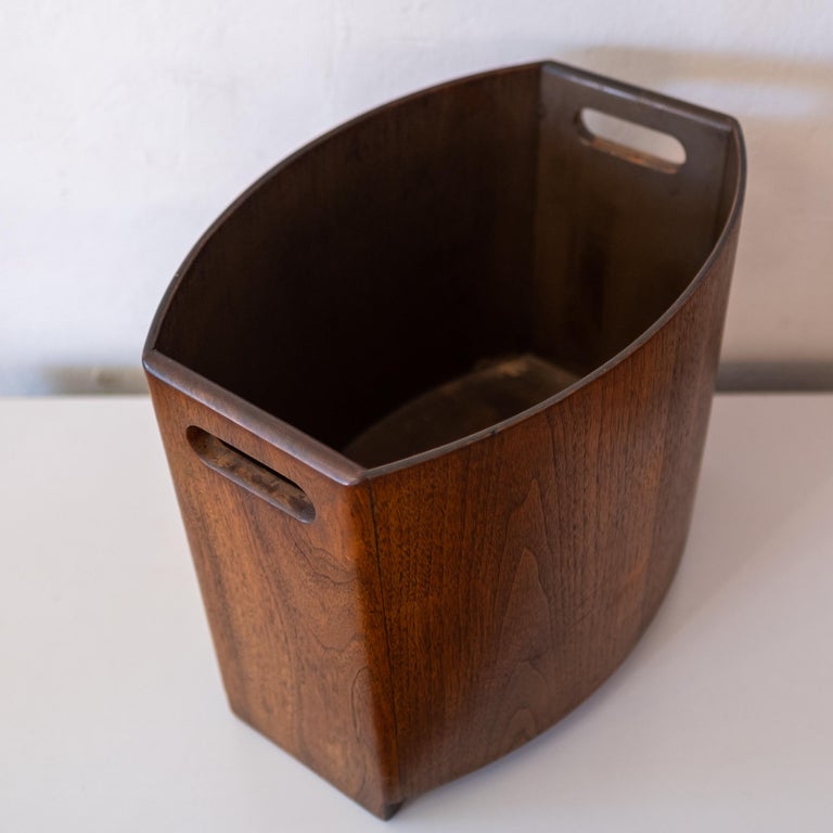 MidCentury Modern Waste Basket by Stow and Davis For Sale at 1stDibs