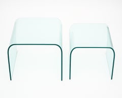 Mid-Century Modern Waterfall Nesting Tables